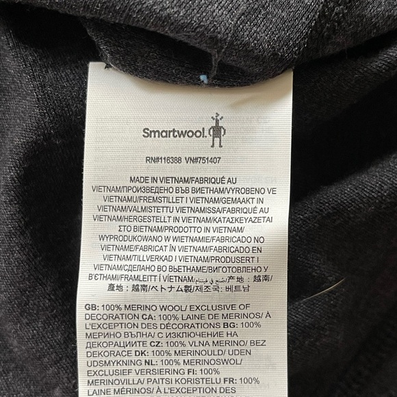 Smartwool merino wool crew neck long sleeve - Picture 7 of 9